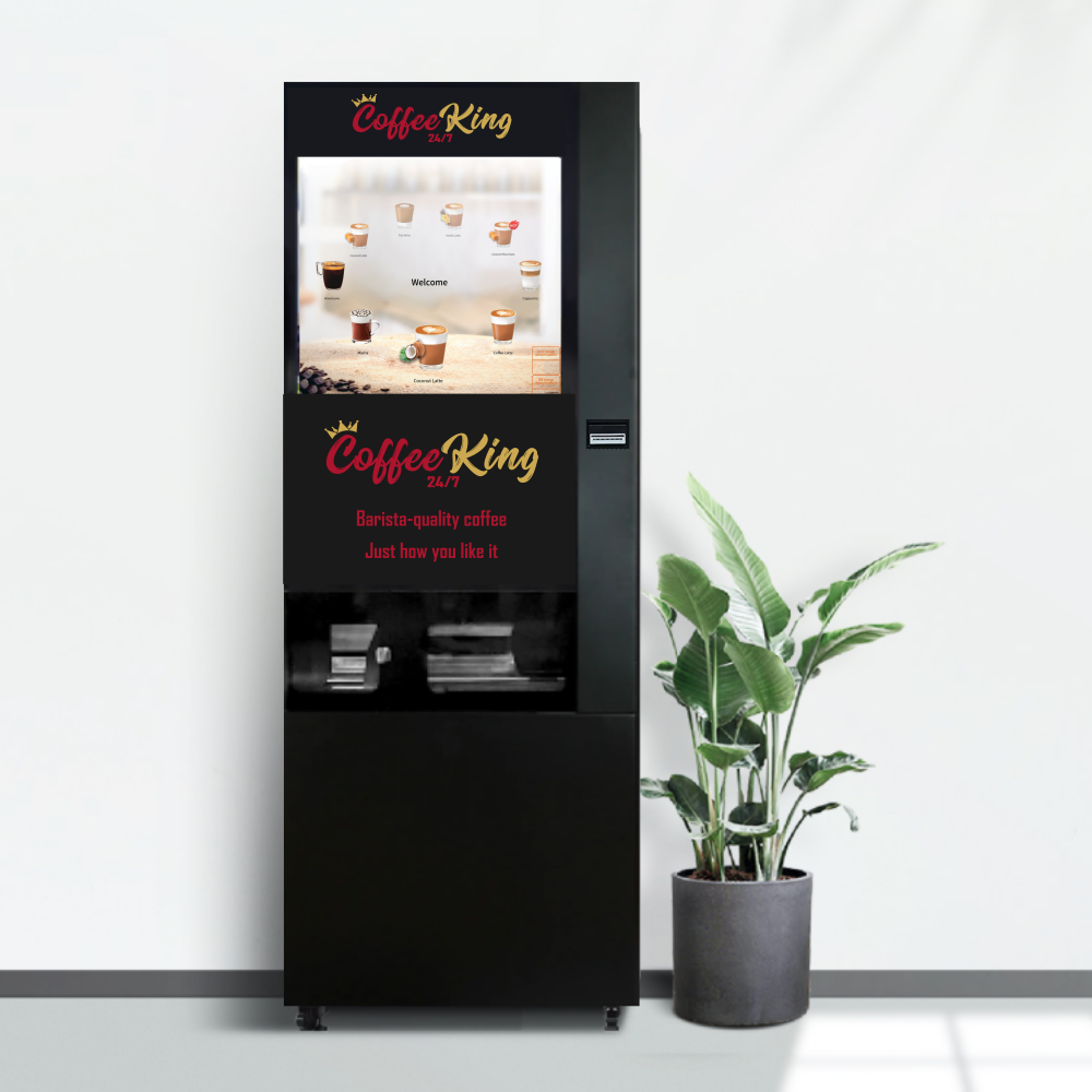 Coffee vending machine with barista quality coffee throughout New Zealand